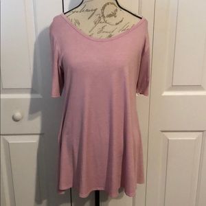 LuLaRoe sz M Perfect T Heathered Pink